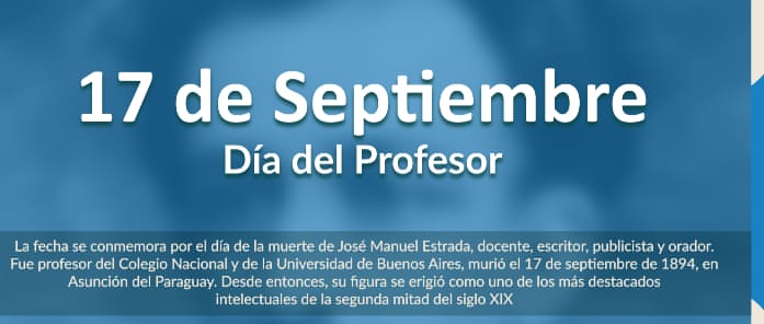 ¡FELIZ DÍA DEL PROFESOR!